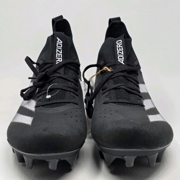 Adidas Adizero Impact + Plus Football Cleats ID1828 Core Black Men Size 13 New - Picture 7 of 12